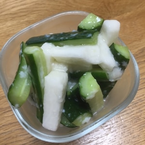 長芋・きゅうりの簡単塩麹漬け